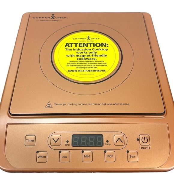 Copper Chef Induction Cooktop With Owner’s Manual KC16067-00300